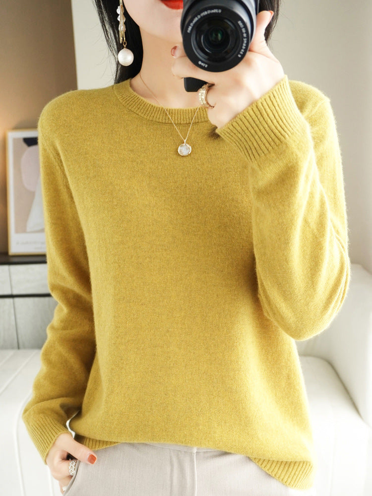 Korean Slim-Fit Ribbed Knit Pullover – Hidden Picks Online