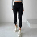 High-Waist Seamless Cropped Leggings – Hidden Picks Online