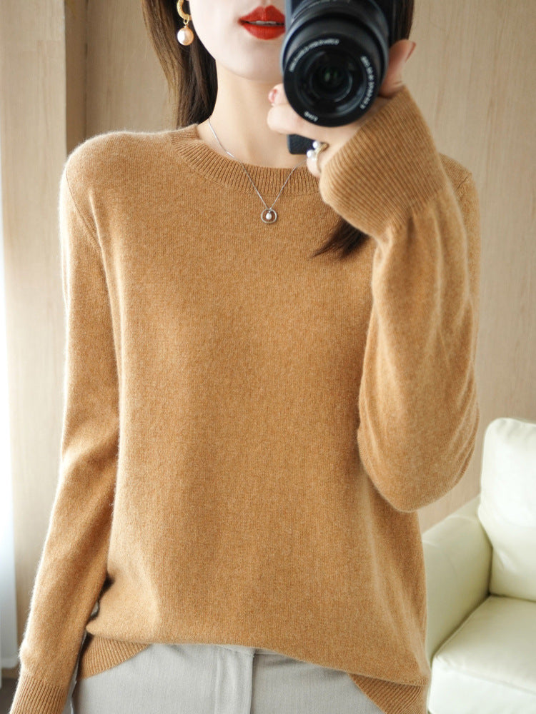 Korean Slim-Fit Ribbed Knit Pullover – Hidden Picks Online