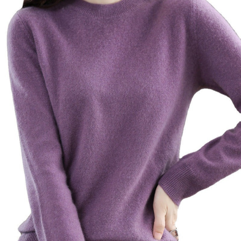 Korean Slim-Fit Ribbed Knit Pullover – Hidden Picks Online