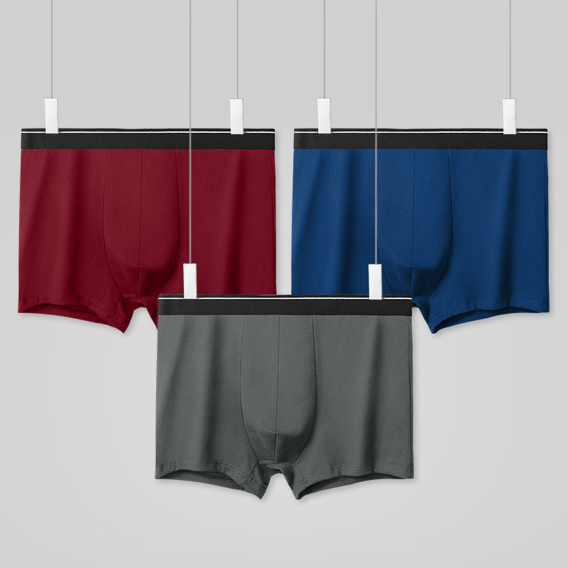 Plus-Size Mid-Waist Cotton Sports Boxer Shorts – Hidden Picks Online