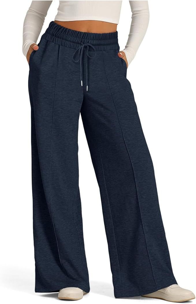 Casual Wide-Leg Drawstring Sweatpants – Hidden Picks Online