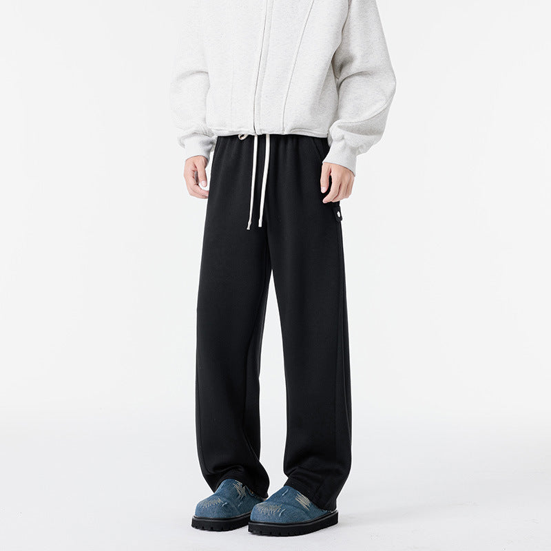 Plus-Size Straight-Leg Draped Casual Pants – Hidden Picks Online