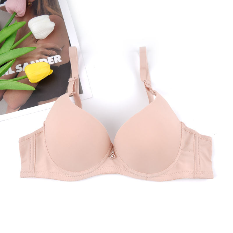Upper-Thin Lower-Thick Gather Seamless Bra – Hidden Picks Online