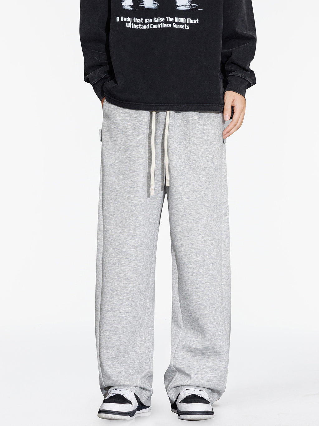 Plus-Size Straight-Leg Draped Casual Pants – Hidden Picks Online
