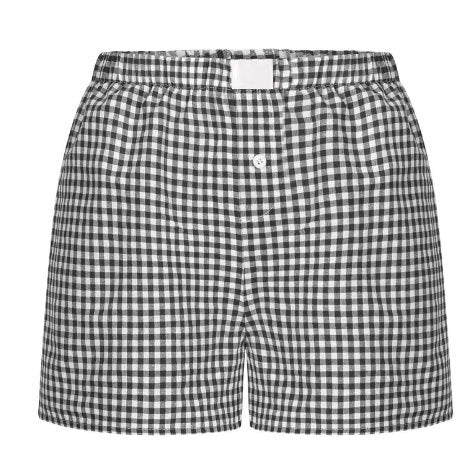 High-Waist Vintage Plaid Wide-Leg Shorts – Hidden Picks Online