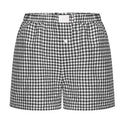 High-Waist Vintage Plaid Wide-Leg Shorts – Hidden Picks Online