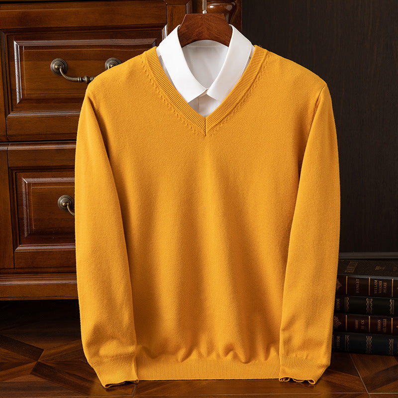 V-Neck Loose Knit Plus-Size Sweater – Hidden Picks Online