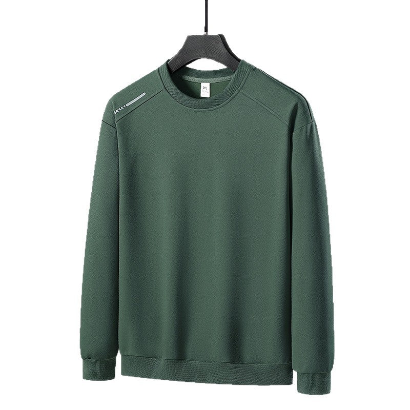 Round-Neck Long-Sleeve Base Sweatshirt – Hidden Picks Online