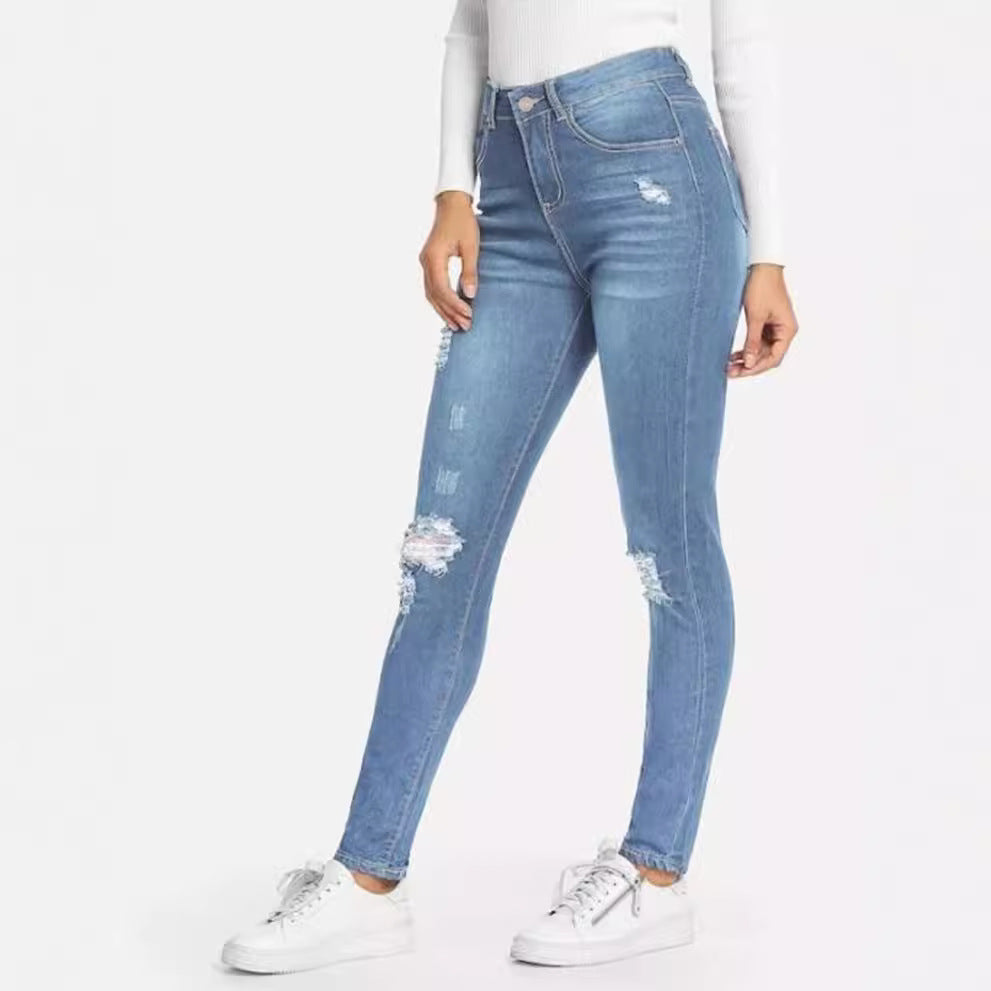 Classic Ripped Slim Jeans – Everyday Essential – Hidden Picks Online