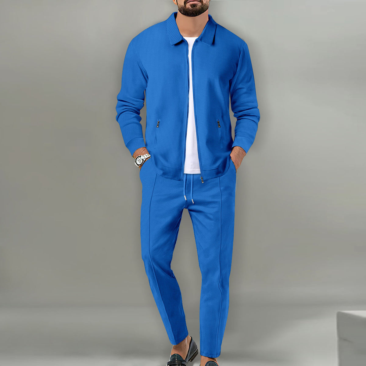Men's Casual Sports Two-Piece Tracksuit Set – Hidden Picks Online