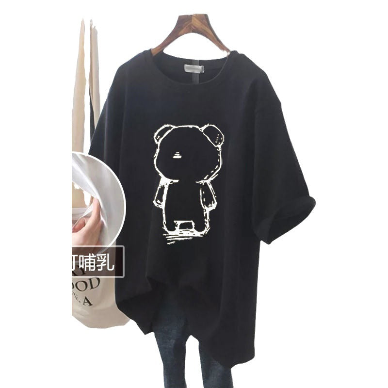 Side-Open Nursing T-Shirt – Stylish & Functional – Hidden Picks Online