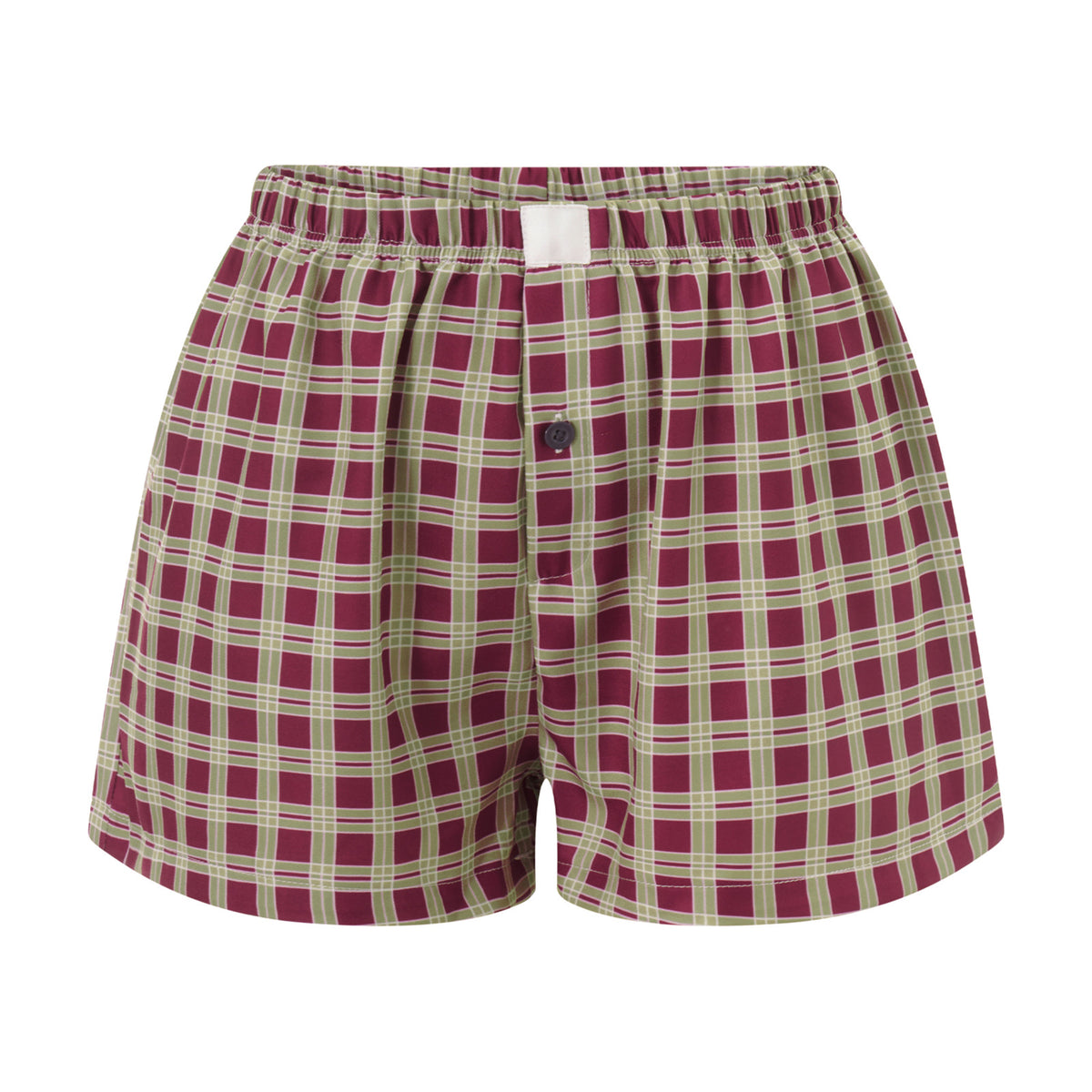 High-Waist Vintage Plaid Wide-Leg Shorts – Hidden Picks Online