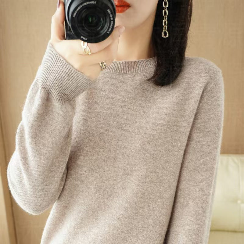 Korean Slim-Fit Ribbed Knit Pullover – Hidden Picks Online