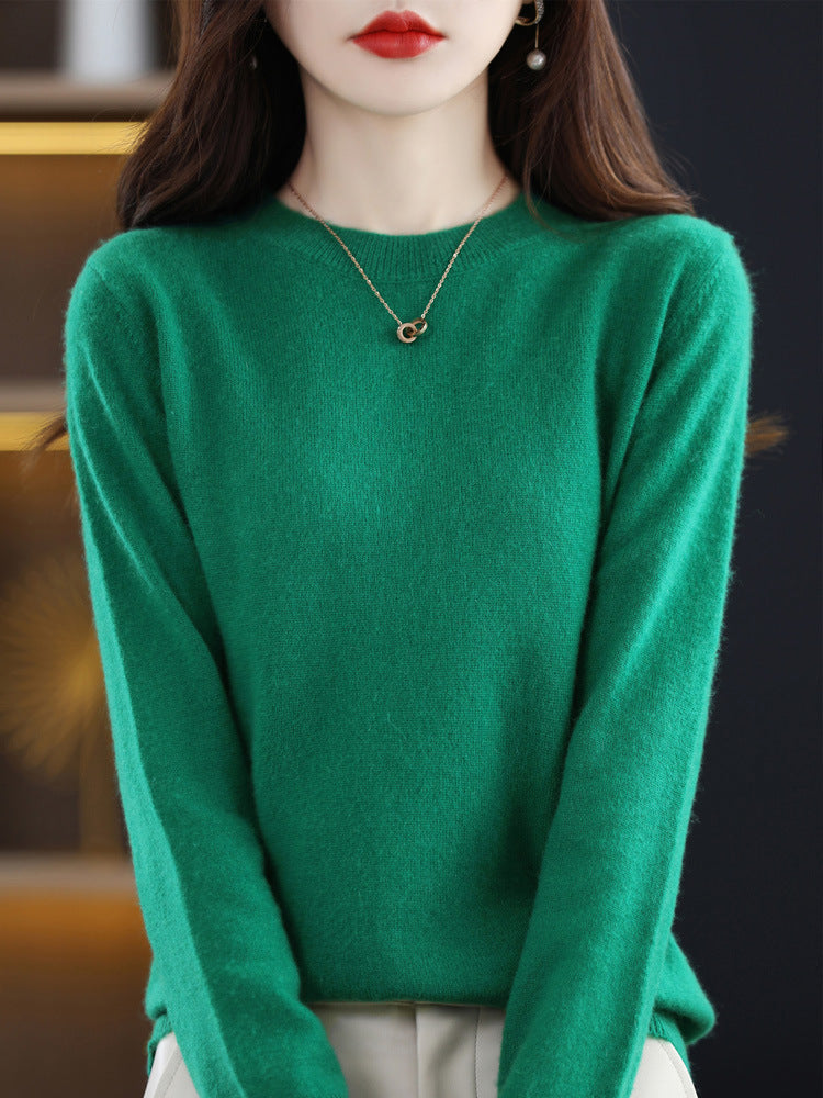Korean Slim-Fit Ribbed Knit Pullover – Hidden Picks Online