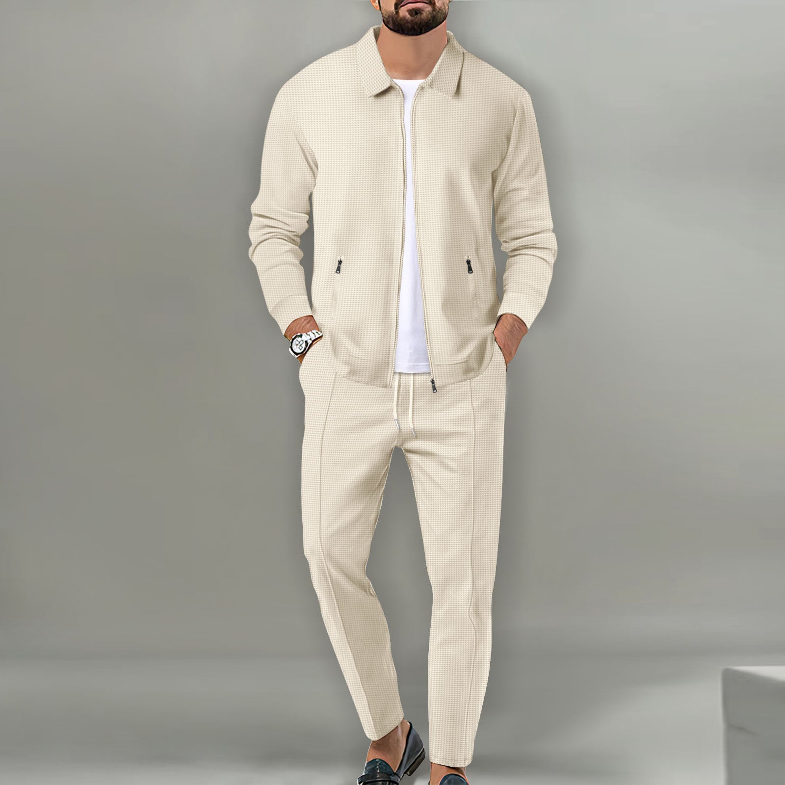 Men's Casual Sports Two-Piece Tracksuit Set – Hidden Picks Online