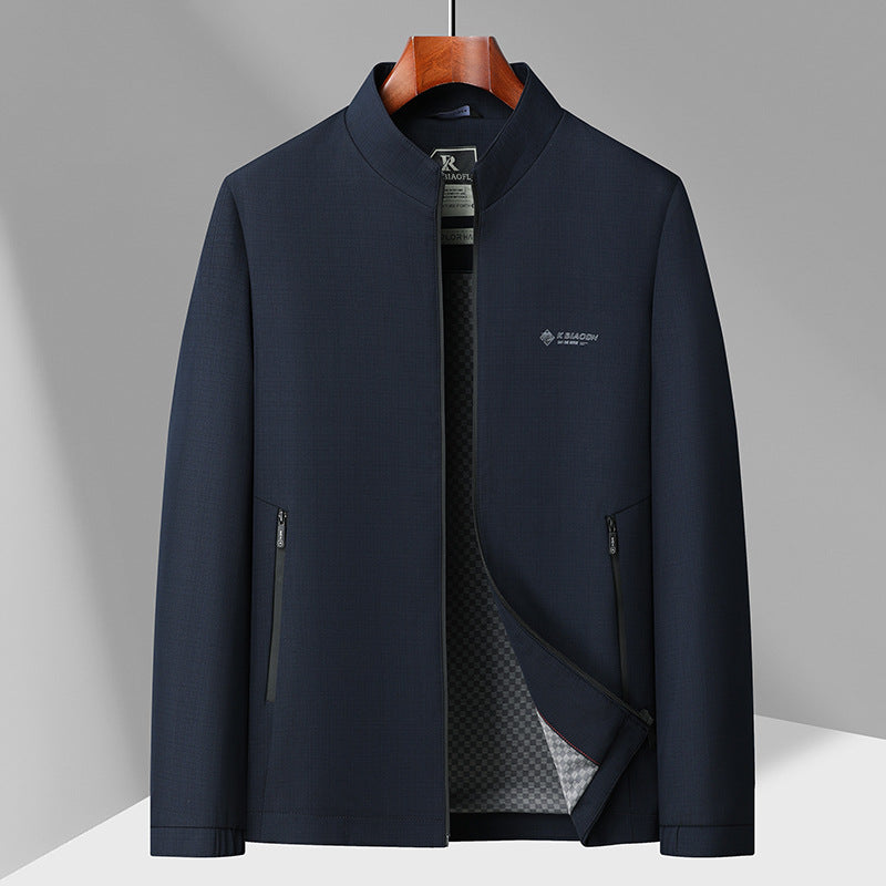 Stand-Collar Business Casual Dad Jacket – Hidden Picks Online