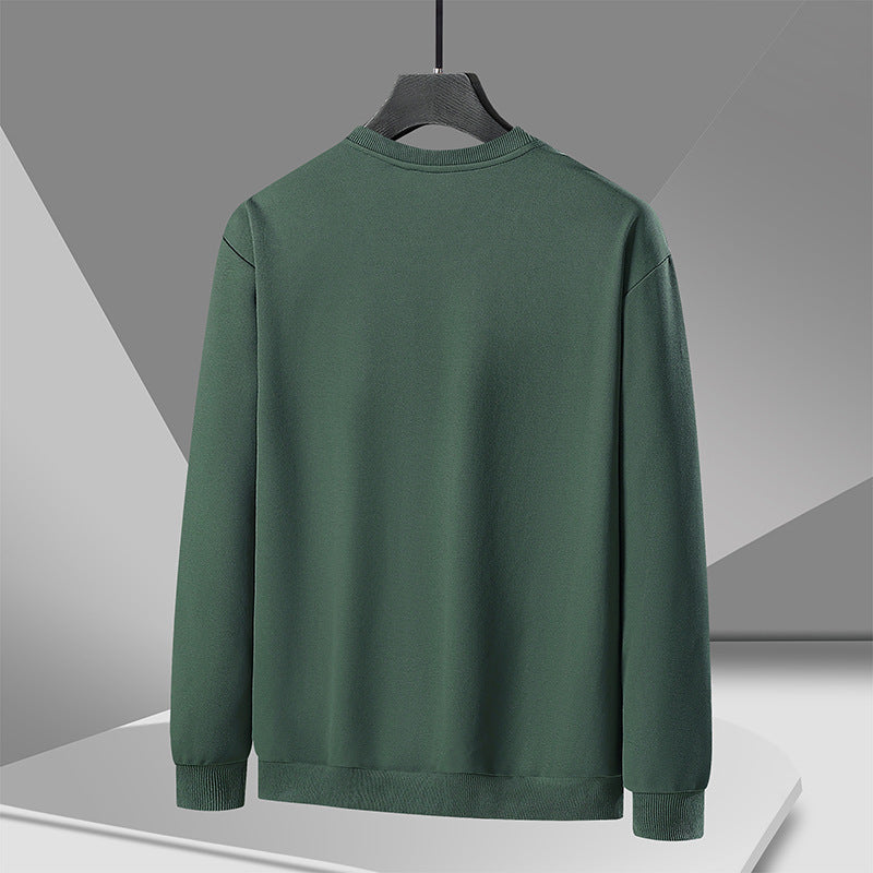 Round-Neck Long-Sleeve Base Sweatshirt – Hidden Picks Online