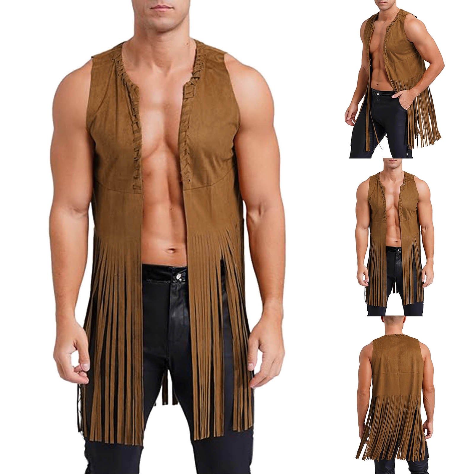 Suede Tassel Sleeveless Vest Jacket – Hidden Picks Online