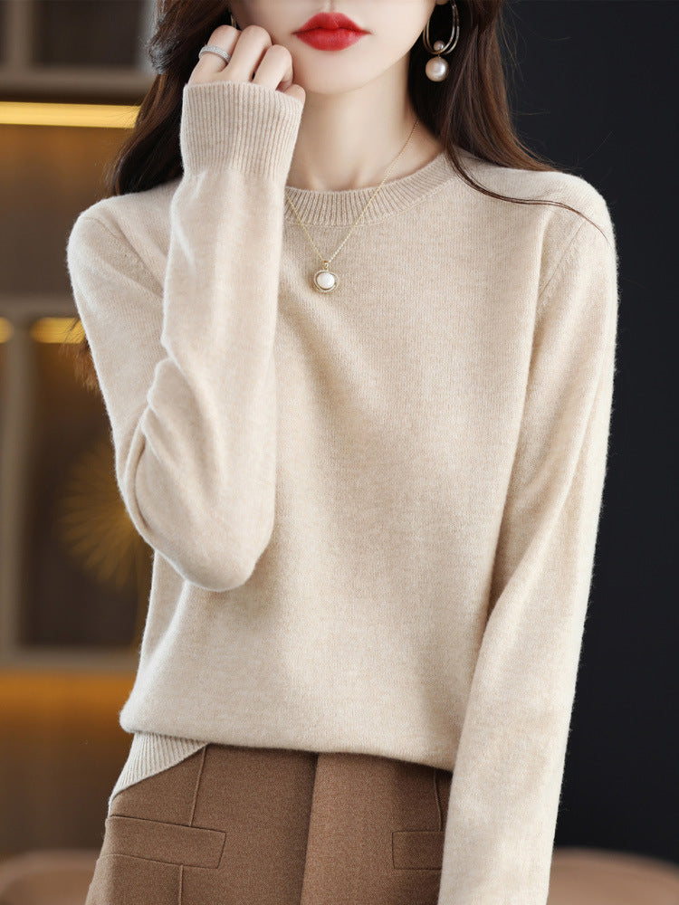 Korean Slim-Fit Ribbed Knit Pullover – Hidden Picks Online