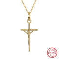ORSA JEWELS Sterling Silver Cross Pendant Necklace – Hip Hop Christian Jewelry