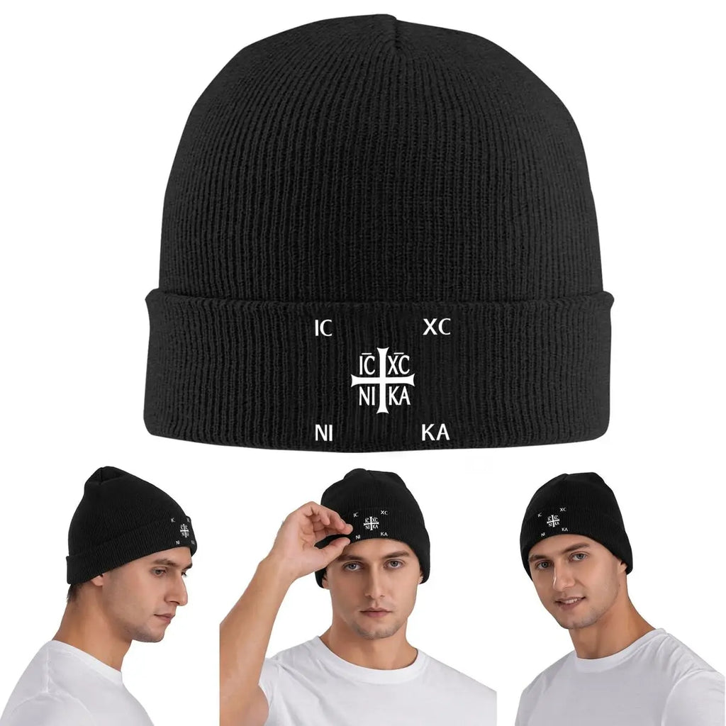 IC XC NI KA Orthodox Cross Beanie – Hip Hop Winter Knit Cap