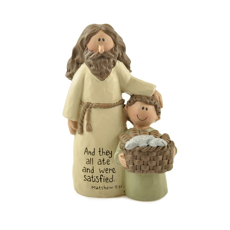 Shepherd’s Blessing Resin Figurine – Christian Housewarming & Church Gift