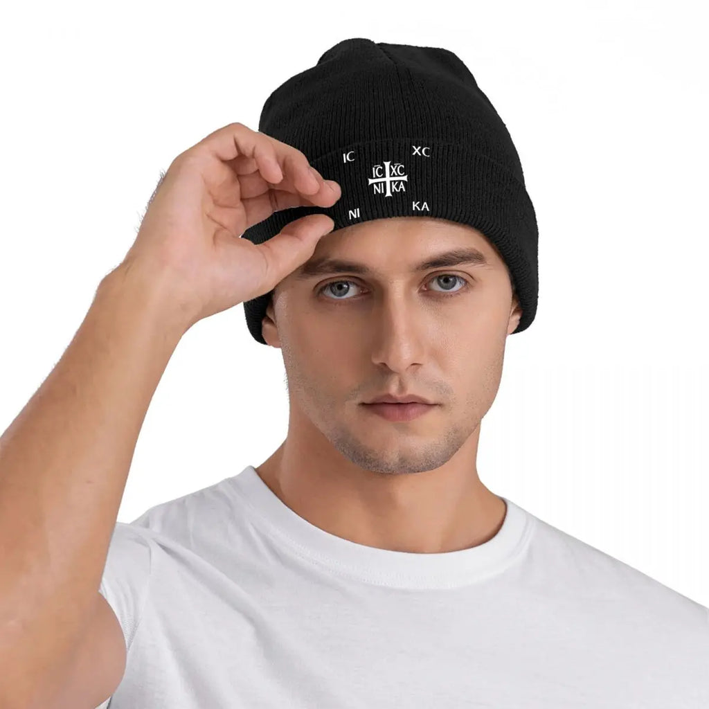 IC XC NI KA Orthodox Cross Beanie – Hip Hop Winter Knit Cap