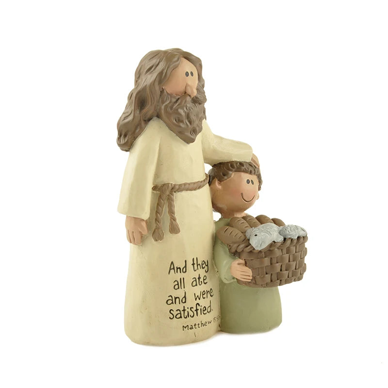 Shepherd’s Blessing Resin Figurine – Christian Housewarming & Church Gift